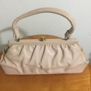 Italian vintage bag with double handled.